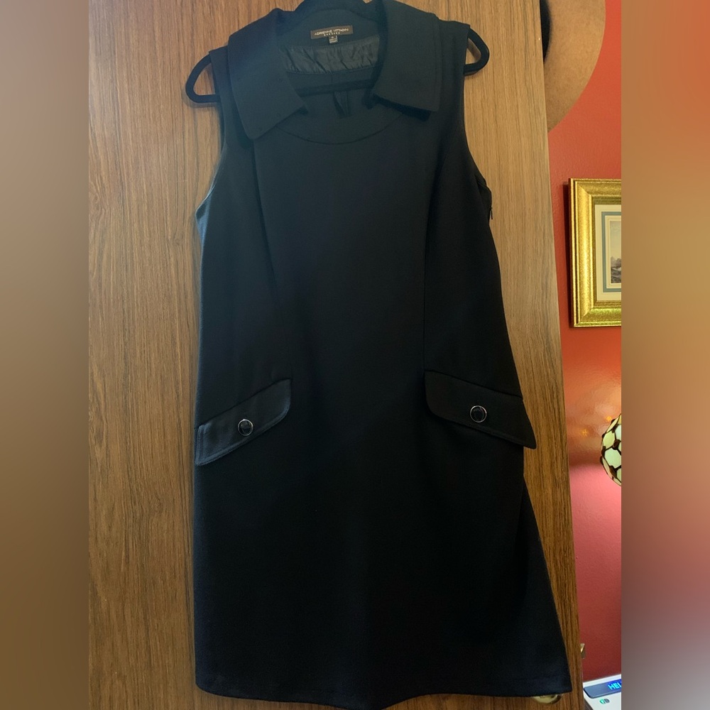 Adrienne Vittadini Black Mini Dress